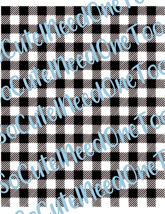 White & Black BP Small Print Waterslides - SoCuteINeedOneToo