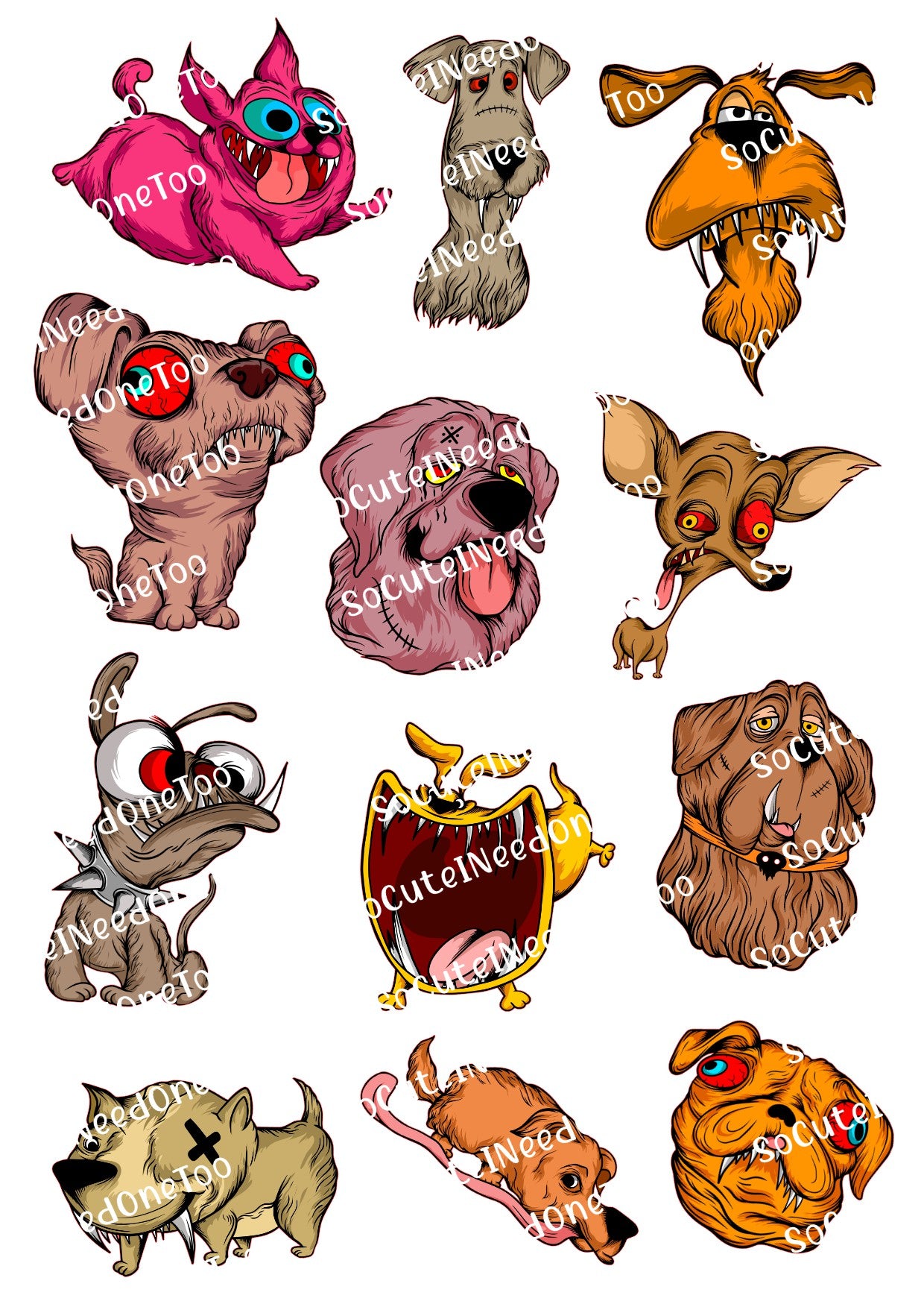 Who Let The Dogs Out Waterslide Decals - SoCuteINeedOneToo