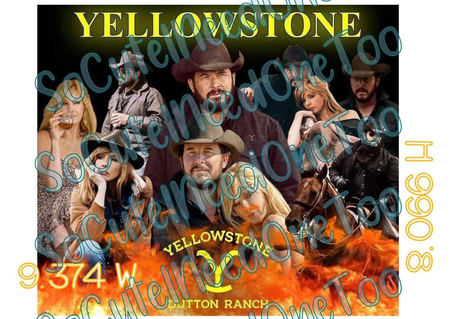 Yellowstone Waterslide Wrap - SoCuteINeedOneToo