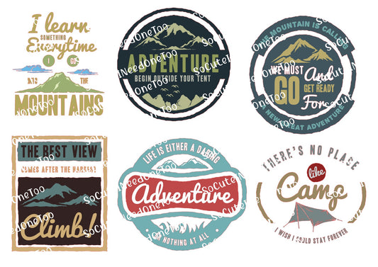 Adventure Awaits #2 Waterslide Decals - SoCuteINeedOneToo
