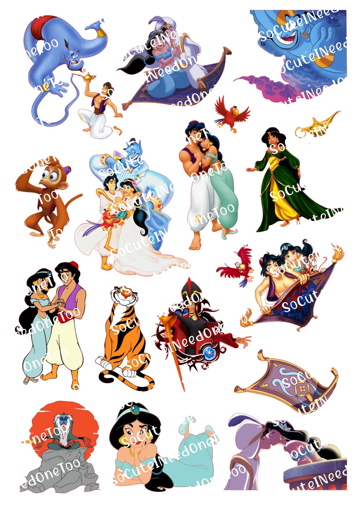 Aladdin Collection of Waterslide Decals - SoCuteINeedOneToo
