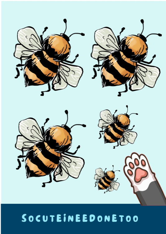 Business Stickers - Bee Stickers - SoCuteINeedOneToo