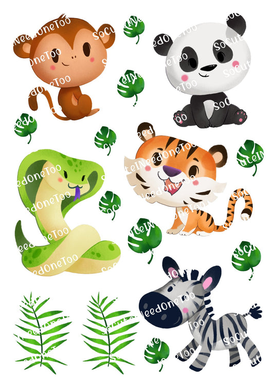 Baby Animals #1 Waterslide Decals - SoCuteINeedOneToo