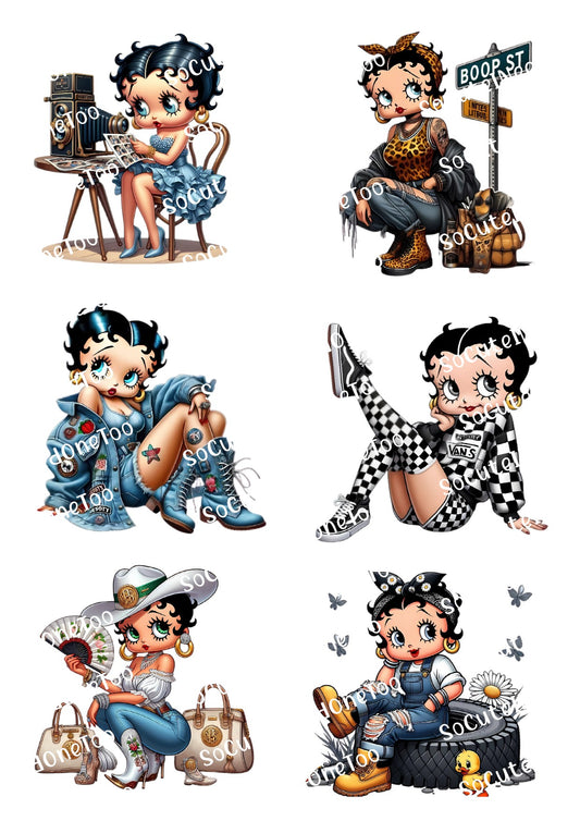 Betty Boop #15 Waterslide Decals