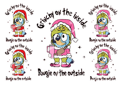 Bluey Christmas Waterslide Decals - SoCuteINeedOneToo