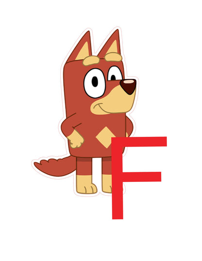 Bluey Big Stickers - Matte/Glossy Large Removable Stickers - Wall Decals - SoCuteINeedOneToo