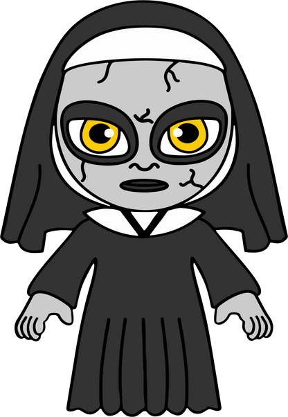 Chibi Halloween sticker #9 - cute die-cut vinyl sticker