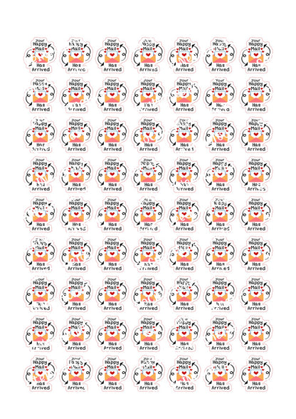 Business Stickers - Happy Mail Sticker #2 - SoCuteINeedOneToo