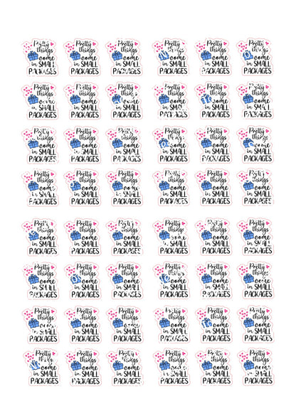 Business Stickers - Pretty Things Inside - SoCuteINeedOneToo