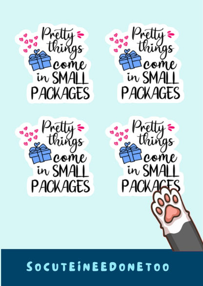Business Stickers - Pretty Things Inside - SoCuteINeedOneToo