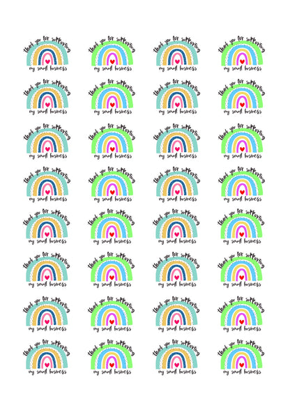 Business Stickers - Rainbow Stickers - SoCuteINeedOneToo