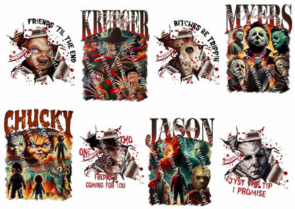 Chucky Waterslide Decals - Child's Play Horror Movie Designs