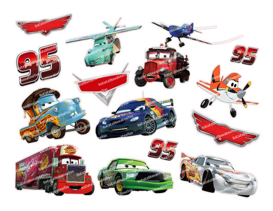 Disney Cars Stickers Vol 10 – Planes, Racing & Extended Cast Designs