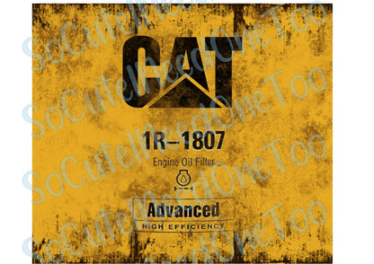 Cat Oil Filter Grunge Wrap - SoCuteINeedOneToo