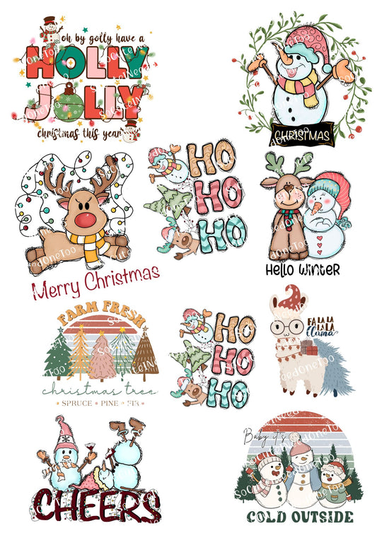 Christmas - Snowman Selection - SoCuteINeedOneToo