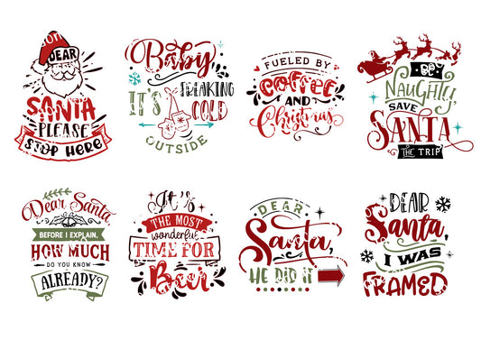 Christmas #9 Waterslide Decals - SoCuteINeedOneToo