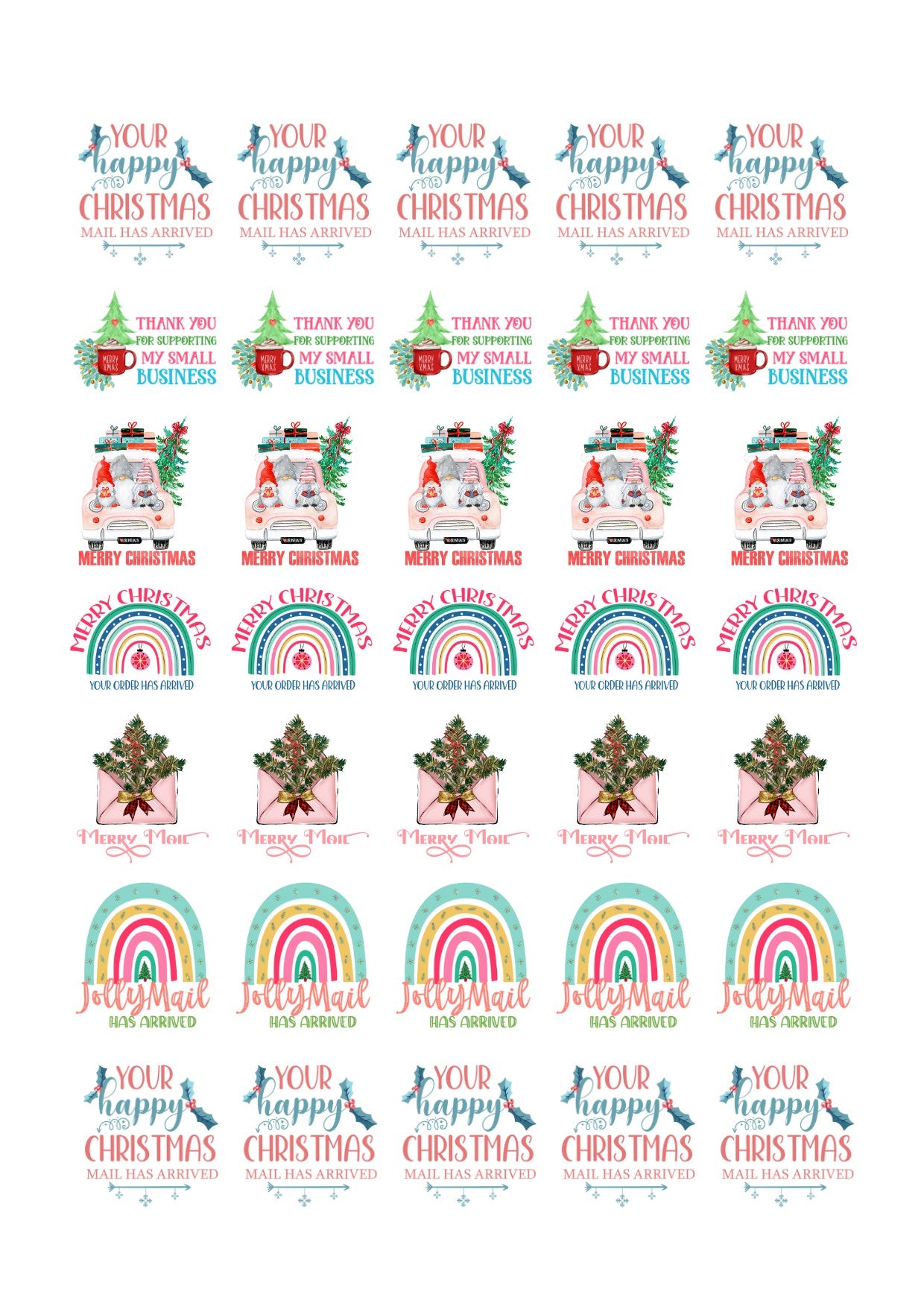 Pegatinas comerciales - Cosas bonitas en el interior n.° 2 ROSA