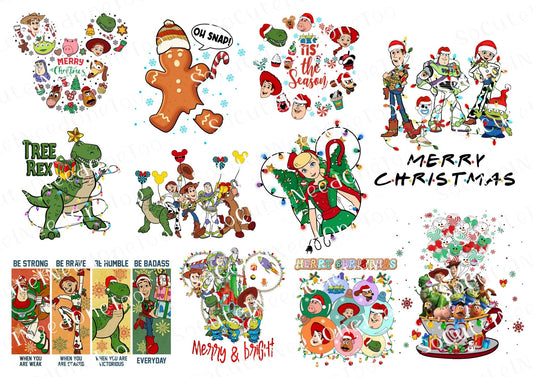 Christmas Toy Story Waterslide Decals - SoCuteINeedOneToo