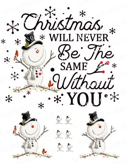 Memorial Album Waterslide Decals - SoCuteINeedOneToo