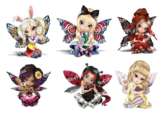 Fairies #4 Waterslide Decals - SoCuteINeedOneToo