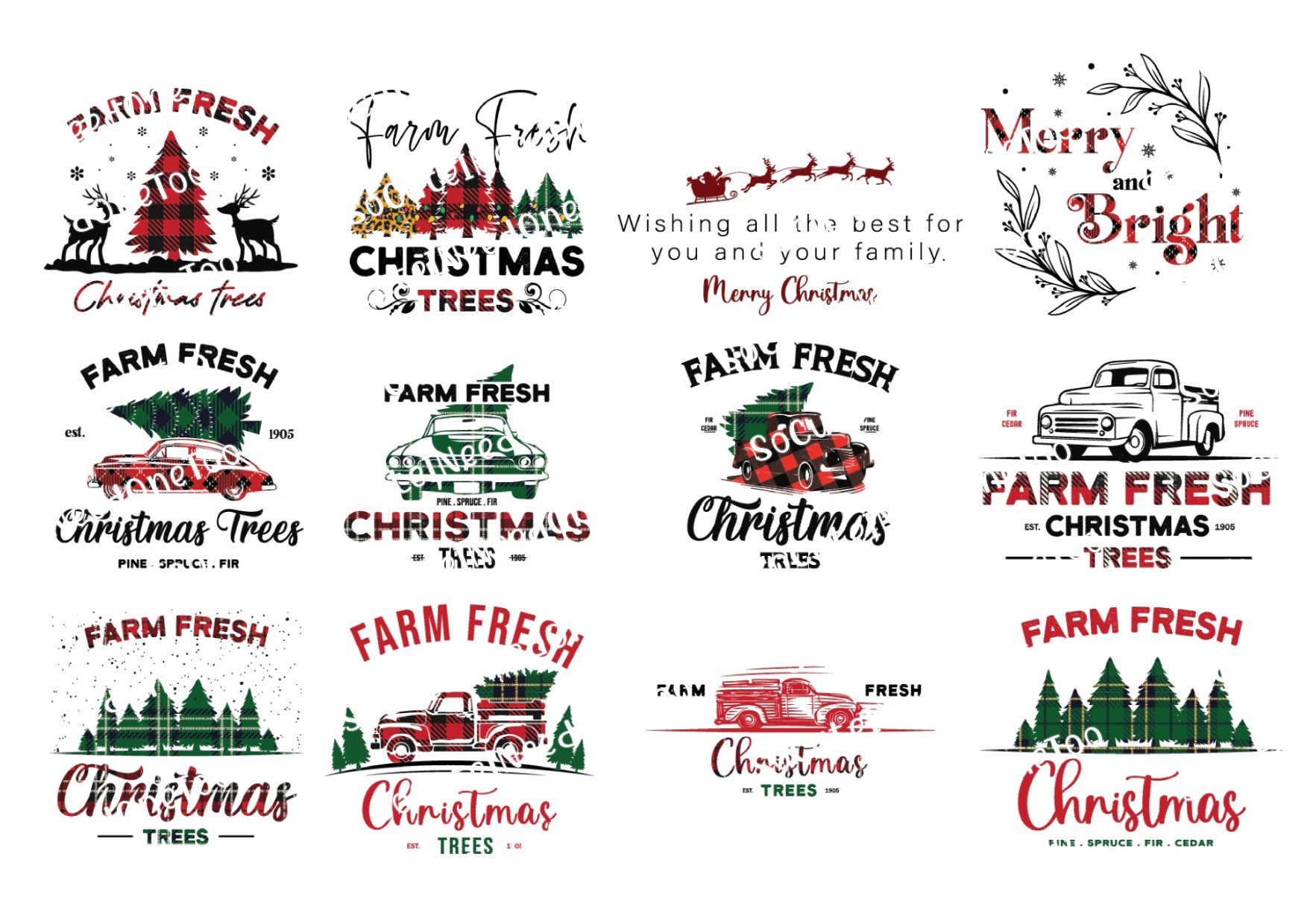 Farm Fresh - Waterslide Decals - SoCuteINeedOneToo