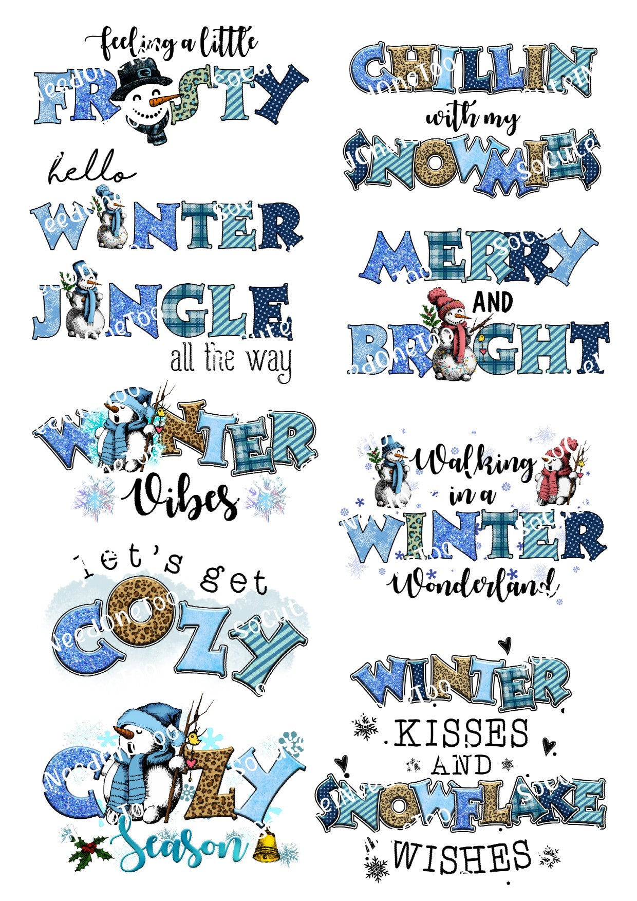 Feeling A Little Frosty Waterslides - SoCuteINeedOneToo