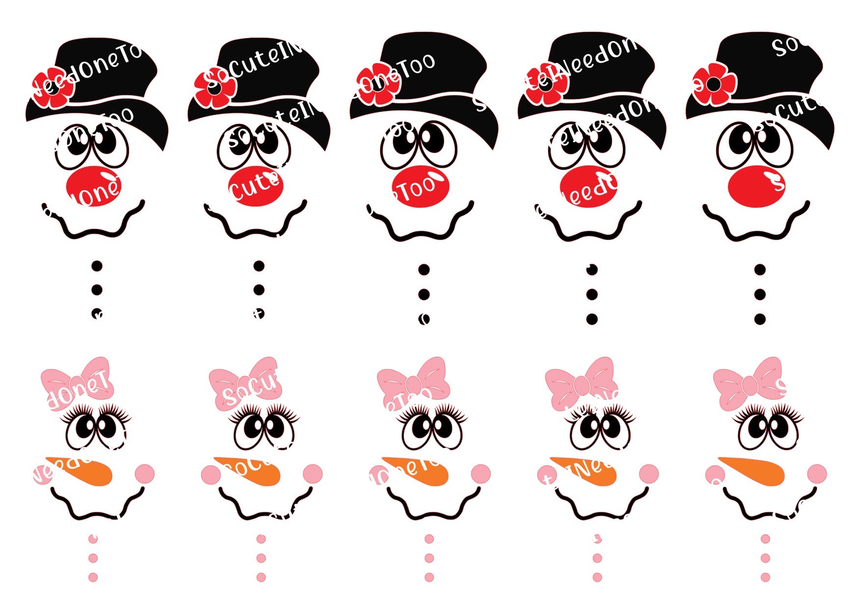 Frosty The Snowman Waterslide Decals - SoCuteINeedOneToo