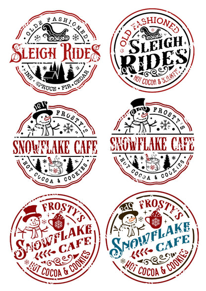 Frosty The Snowman Waterslide Decals - SoCuteINeedOneToo