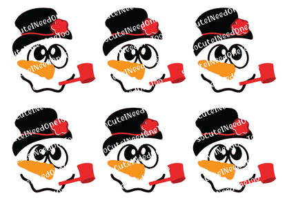 FROSTY FACES - Waterslide Decals - SoCuteINeedOneToo