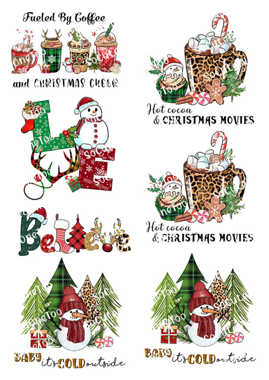 Fueled By Coffee - Christmas Cheer Waterslides - SoCuteINeedOneToo