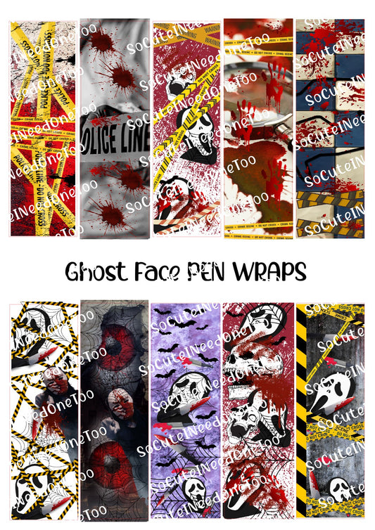 Envolturas para bolígrafos Ghostface 
