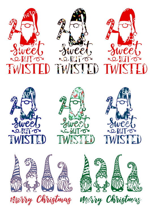 GNOMES #4 Waterslide Decals - SoCuteINeedOneToo