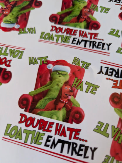 Grinch Stickers 3 Inch Die Cut - Multiple Designs Waterproof Individual