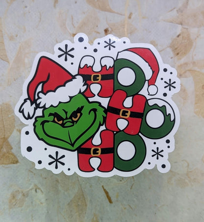 Grinch Stickers 3 Inch Die Cut - Multiple Designs Waterproof Individual