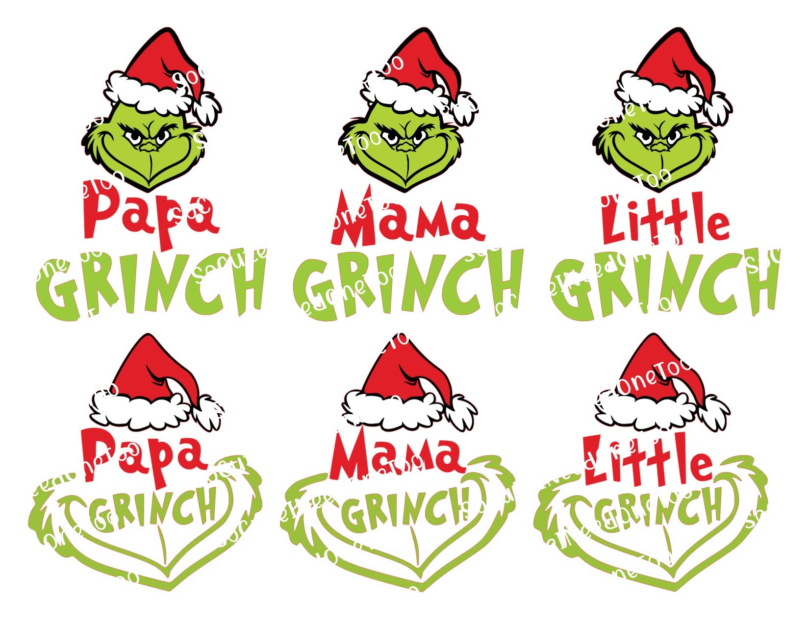 Grinch #15 Waterslide Decals - SoCuteINeedOneToo