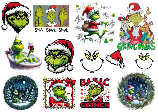 Grinch #42 Waterslide Decals - SoCuteINeedOneToo