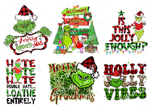 Grinch #52 Waterslide Decals - SoCuteINeedOneToo
