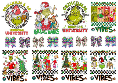 Grinch Collection Waterslide Decals - 46 Full Sheets - SoCuteINeedOneToo