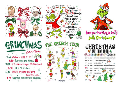 Grinch Collection Waterslide Decals - 46 Full Sheets - SoCuteINeedOneToo