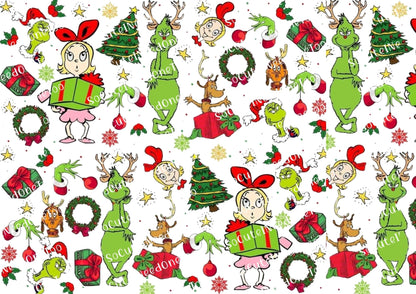 Grinch Collection Waterslide Decals - 46 Full Sheets - SoCuteINeedOneToo