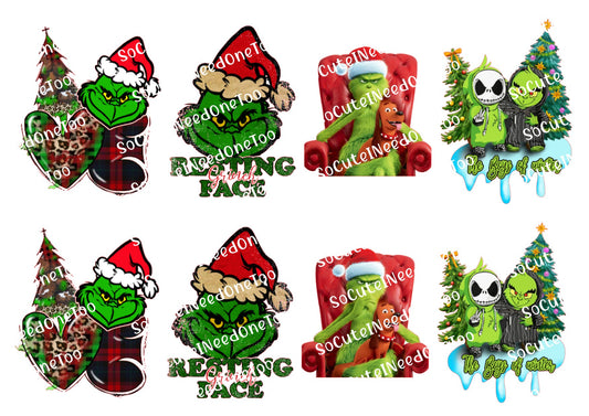 Grinch I Waterslide Decals - SoCuteINeedOneToo
