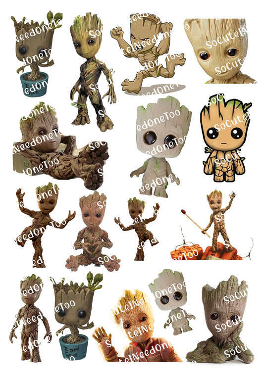 Groot Waterslide Decals