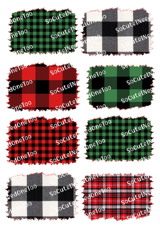Holiday Patterns Waterslide Decals - SoCuteINeedOneToo