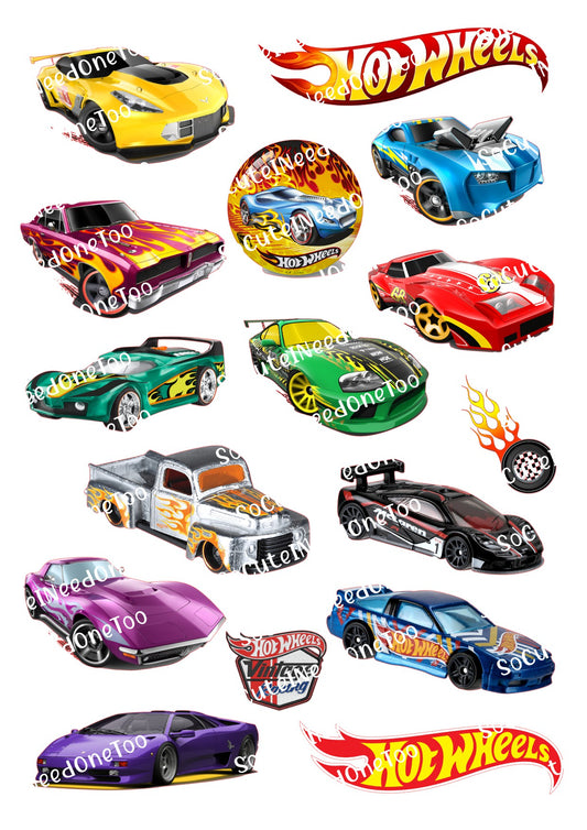 Hot Wheels Waterslide Decals - SoCuteINeedOneToo