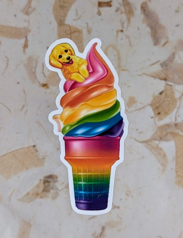 Calcomanías para toboganes de agua de Lisa Frank 