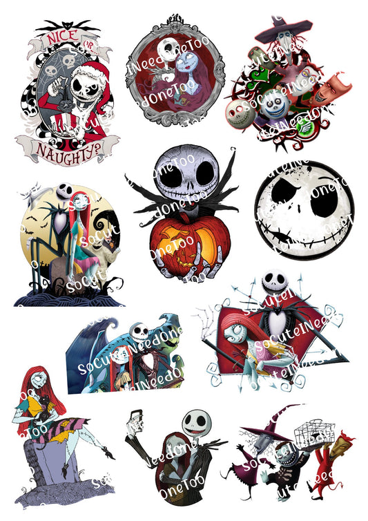 Jack #10 Waterslide Decals - Halloween-themed Decor - SoCuteINeedOneToo