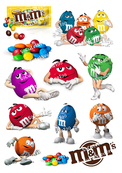Calcomanías para toboganes acuáticos M&amp;M