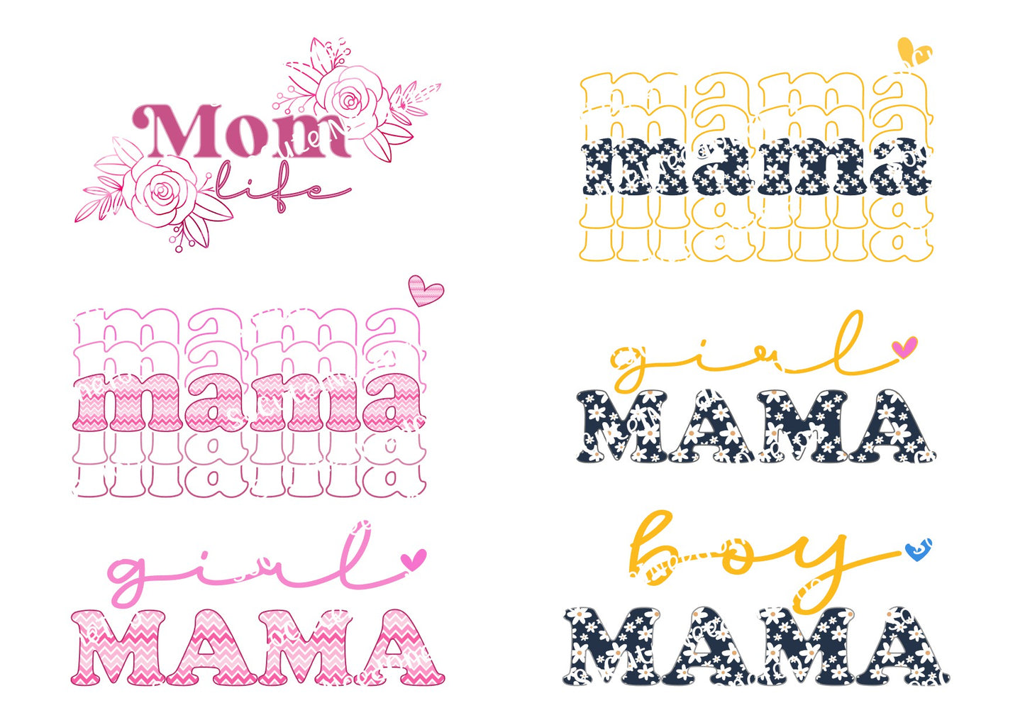 Colección de calcomanías para toboganes de agua de Moma &amp; Moma's Boy 