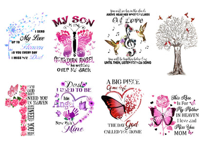 Memorial Album Waterslide Decals - SoCuteINeedOneToo