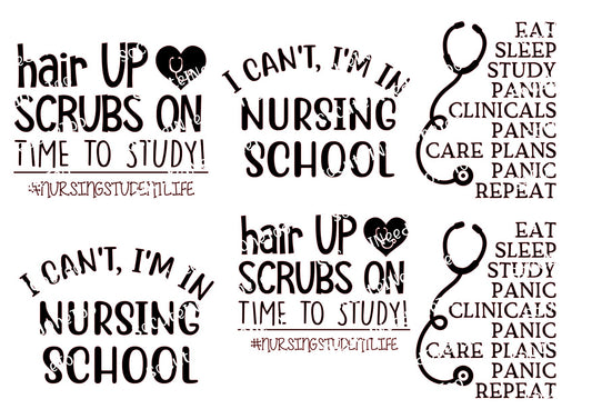 Escuela de enfermería en papel transparente/blanco para toboganes de agua, listo para usar 